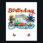 16th Birthday Cruise Crew Friends Family Vacation  Poster<br><div class="desc">16th Birthday Cruise Crew Friends Family Vacation Matching</div>