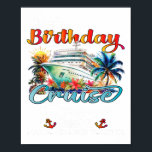 16th Birthday Cruise Crew Friends Family Vacation  Poster<br><div class="desc">16th Birthday Cruise Crew Friends Family Vacation Matching</div>