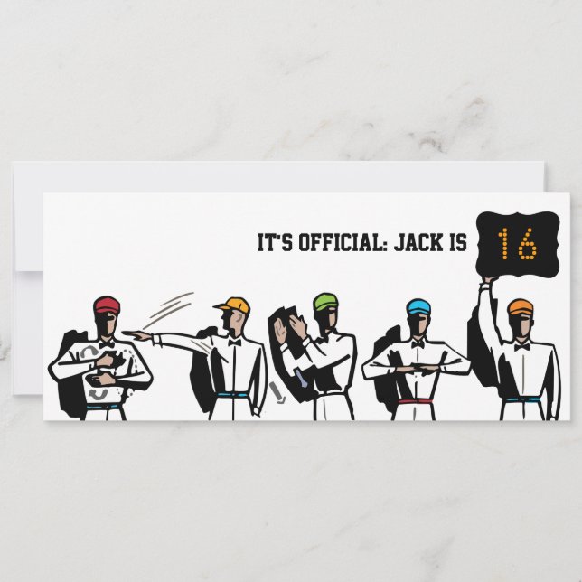 16th Birthday Football Party Invitation - Kick Off (Front)