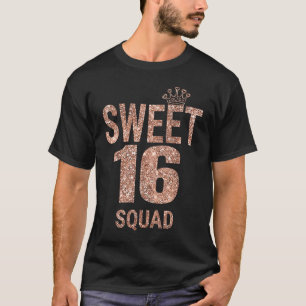 16th Birthday for Girls Sweet 16 Sixteen Sixteenth T-Shirt