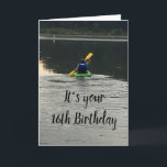 **16th BIRTHDAY** GET OUT-DO WHAT MAKES U HAPPY Card<br><div class="desc">WAY TO GO AND SO HAPPY FOR YOU!!! SEND THIS COOL CARD TO **YOUR MALE FRIEND OR A BROTHER** WHO HAS JUST TURNED **21** AND HE LIKES TO BE OUT THERE ON THE LAKE!!!! THANKS FOR STOPPING BY ONE OF MY EIGHT STORES!!!!</div>