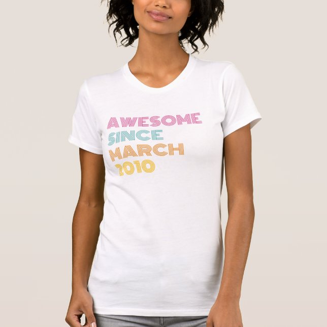 16th Birthday Gift Personalized T-Shirt (Front)