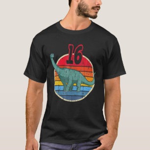 16Th Birthday I Brachiosaurus Diplodocus I Family T-Shirt