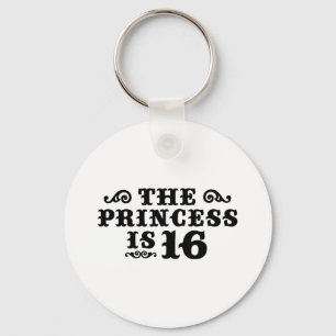 16th Birthday Keychain