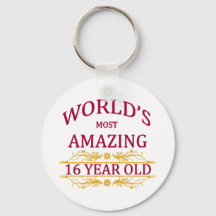 16th. Birthday Keychain