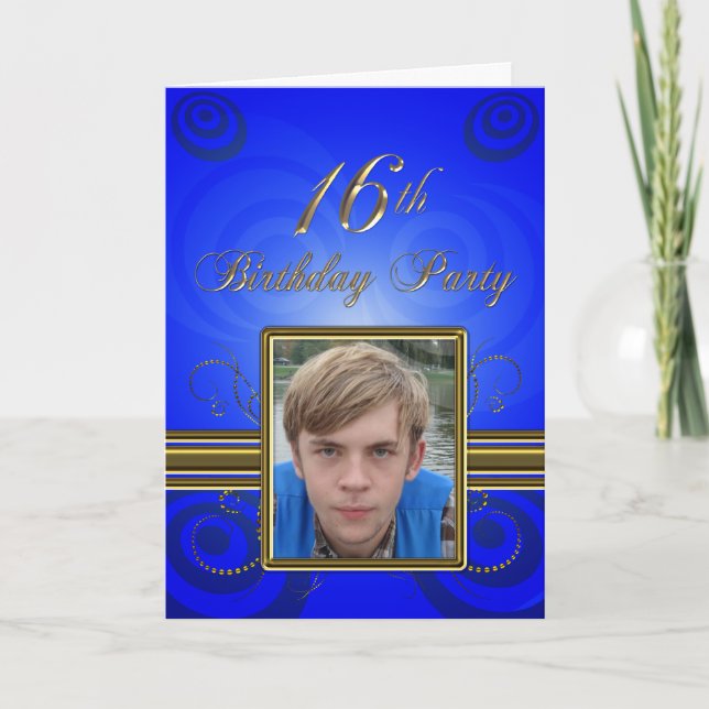 16th Birthday party Invitation (Front)