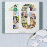 16th Birthday Photo Collage Number 16 Keepsake Jigsaw Puzzle<br><div class="desc">Create your own photo puzzle for a unique 16th birthday gift. Holding 12 custom photos, the photo puzzle can be further personalized with a name and/or short message. The number 16 photo collage has a variety of landscape, square and portrait photos, giving you lots of flexibility in placing your favourite...</div>