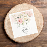 16th Birthday Pink Floral Party Paper Napkin<br><div class="desc">Cute modern elegant Sweet 16 birthday party paper napkins. Customize by clicking the "Personalize" button. For further customization, use our design tool to modify this template. TIP: Check out the other birthday items in this collection below. We've grouped items in this collection to make your shopping for the special birthday...</div>