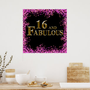 16th  Birthday  Poster