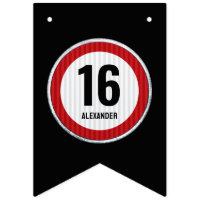 16th Birthday Speed Limit Sign - ANY AGE