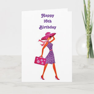 ****16th BIRTHDAY**** TO OUR "LOVELY YOUNG LADY"** Card