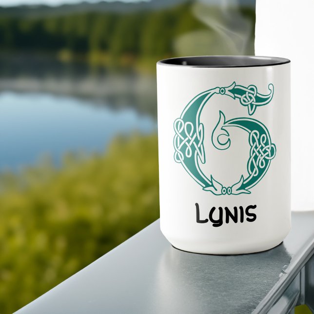 16th Century Celtic Knot Decorative Capital G Mug (Creator Uploaded)