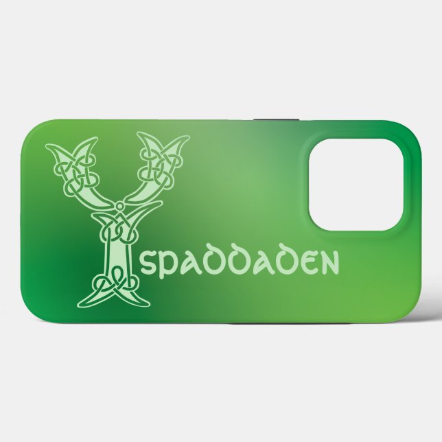 16th Century Celtic Knot Decorative Capital Y Case-Mate iPhone Case (Back (Horizontal))