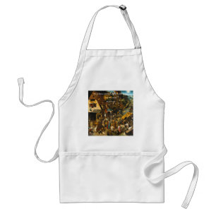 16th Century Dutch Art & Famous Proverb Standard Apron