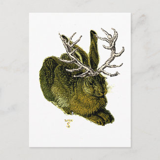 16th century Jackalope Postcard