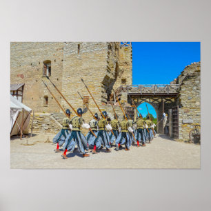 16th Century Military Drills Reenactment, Estonia Poster