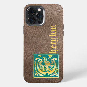 16th Century Mythic Creatures Decorative Capital C iPhone 13 Pro Max Case