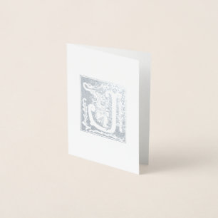 16th Century Mythic Creatures Decorative Capital J Foil Card