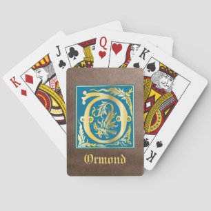 16th Century Mythic Creatures Decorative Capital O Playing Cards