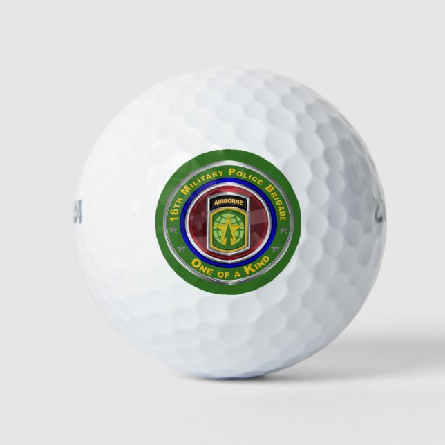 16th Military Police Brigade-Airborne Golf Balls (Front)