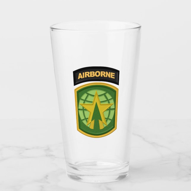16th Military Police Brigade-Airborne Patch Glass (Front)