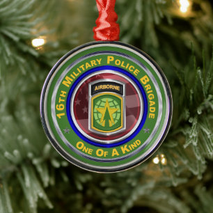16th Military Police Brigade Keepsake Metal Ornament