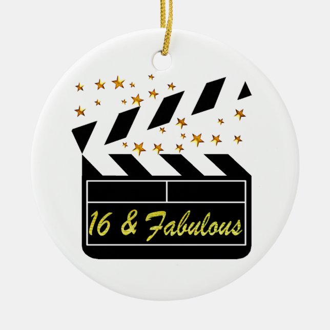 16TH MOVIE QUEEN CERAMIC ORNAMENT (Front)