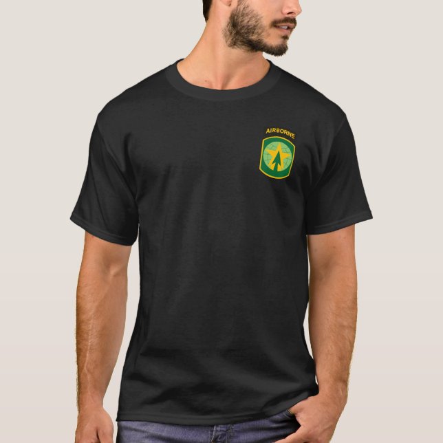 16th MP Brigade Airborne Patch T-Shirt (Front)