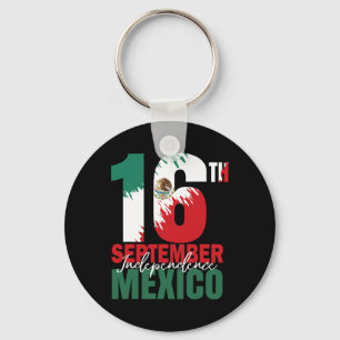 16th September Mexican Independence Day Shirt Mexi Keychain