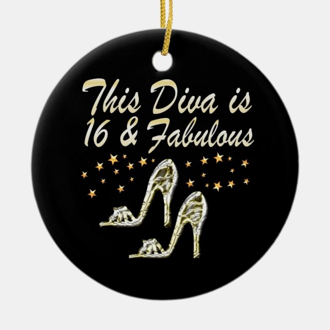 16TH SILVER SHOE QUEEN CERAMIC ORNAMENT (Front)