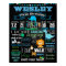 16x20" Animals First Birthday chalkboard poster