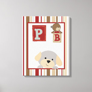 16x20 Canvas Art Nursery Print Cocalos