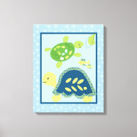 16x20 Canvas Art Nursery Print Turtle Reef Ocean