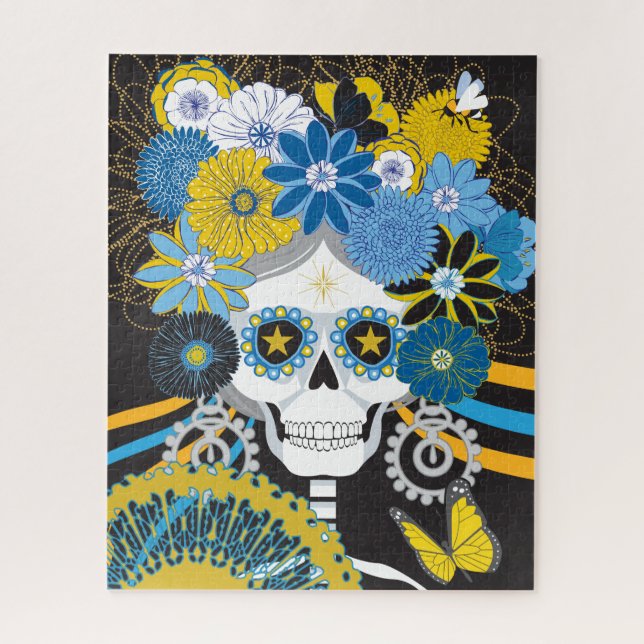 16x20 Day of the Dead Puzzle for Colorblind People (Vertical)