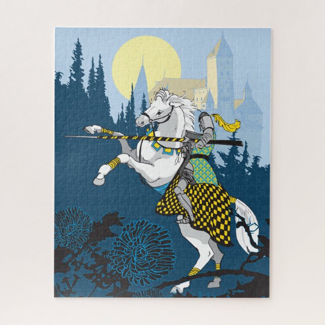 16x20 Jousting Knight Puzzle for Colorblind People (Vertical)