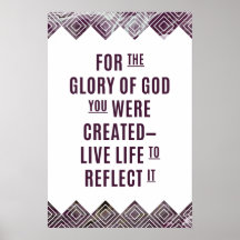 16x24 Purple Marble Art Print Semi Gloss