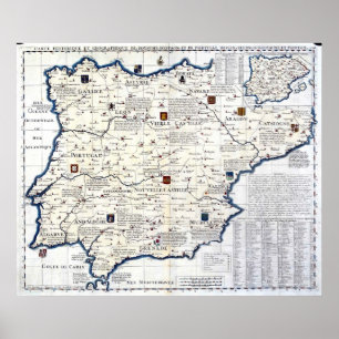 1705-1739 Spain and Portugal Poster