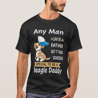 172 Any Man Beagle Daddy T-Shirt