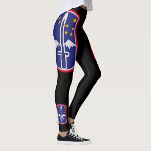 172nd Infantry Brigade On Black Leggings