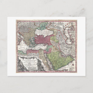 1730 Carte de la Turquie (Empire ottoman)