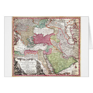 1730 Seutter Map of Turkey (Ottoman_Empire) Persi