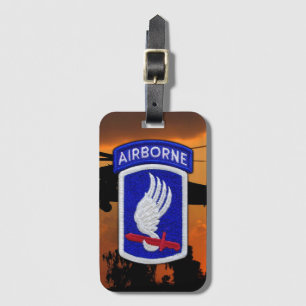 173rd ABN Airborne Division Patch Luggage Tag