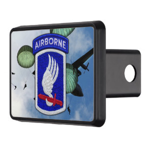 173rd ABN airborne sky soldiers veterans vets Trailer Hitch Cover