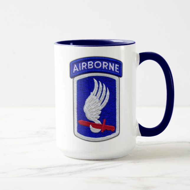 173rd ABN BDE Airborne Brigade Sky Soldiers Vets M Mug (Right)
