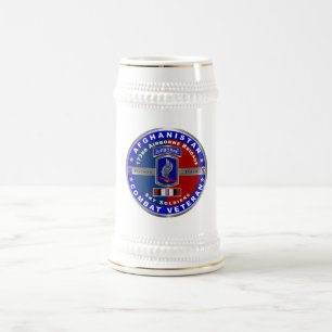 173rd Airborne Brigade Afghanistan Veteran Beer Stein