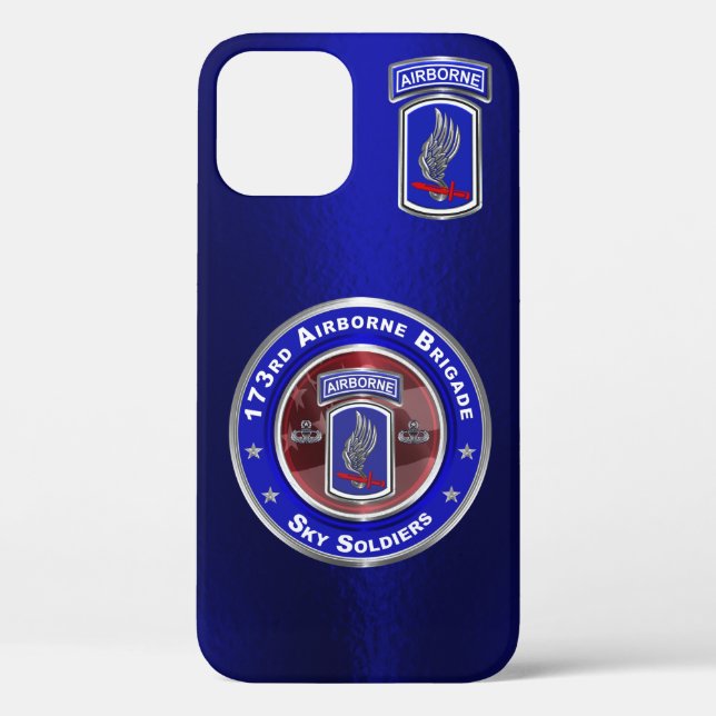 173rd Airborne Brigade Combat Team Customized Case-Mate iPhone Case (Back)