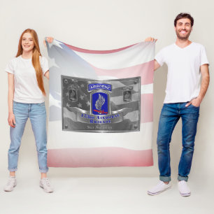 173rd Airborne Brigade  Fleece Blanket