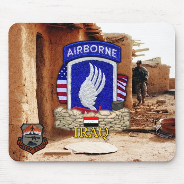 173rd airborne brigade gulf war vets Mousepad (Front)