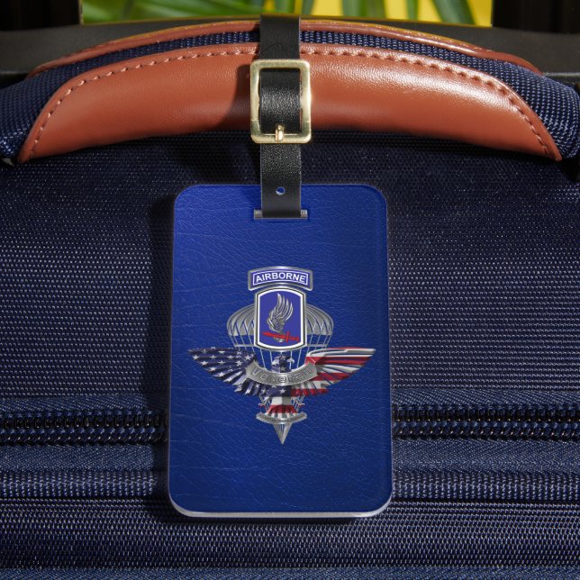 173rd Airborne Brigade     Luggage Tag (Front Insitu 2)