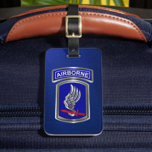 173rd Airborne Brigade Luggage Tag